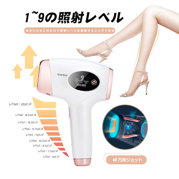 Sarlisi IPL光脱毛器 Qoo10 Qoo10] サーリシIPL脱毛器セット 光脱毛器 美