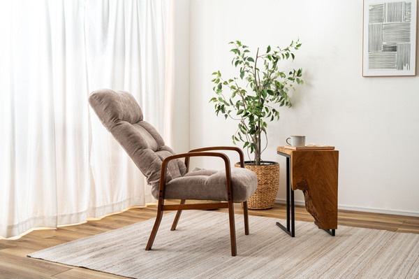 リクライニングチェア ハイバックタイプ LSS-37 高座椅子 座椅子 ハイバック 背部 7段階リクライニング 頭・腰部 14段階リクライニング ヘッドレスト ランバーサポート シンプル リラックス