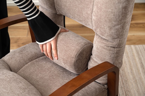 リクライニングチェア ハイバックタイプ LSS-37 高座椅子 座椅子 ハイバック 背部 7段階リクライニング 頭・腰部 14段階リクライニング ヘッドレスト ランバーサポート シンプル リラックス