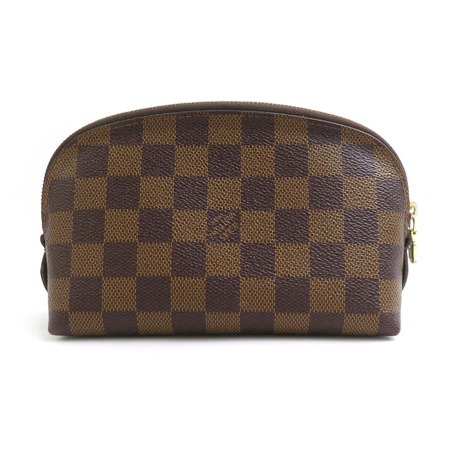 ルイ ヴィトン LOUIS VUITTON ポーチ ダミエ ポシェット コスメティック ダミエキャンバス ブラウン ゴールド レディース N47516 e60301g ルイ ヴィトン LOUIS VUITTON ポーチ ダミエ ポシェット コスメティック ダミエキャンバス ブラウン ゴールド レディース N47516 e60301g