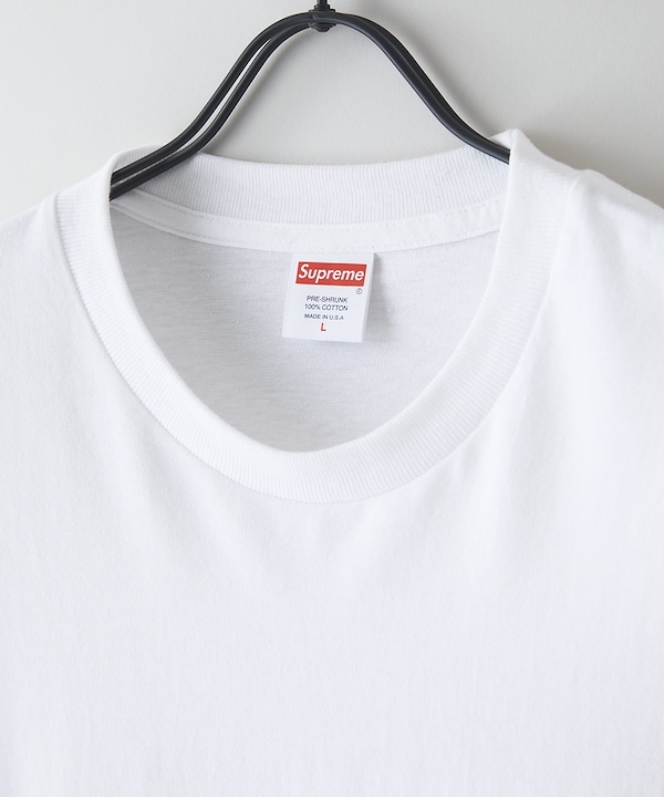 Qoo10 Supreme Supreme ロンT 無地 長袖 カッ