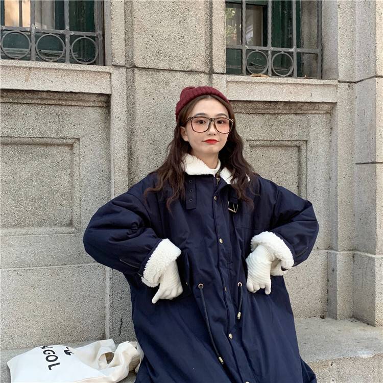 アウター レディース コート ロング ジャンパー スタジアムコート 無地 長袖 もこもこ ボア グレー アプリコット ネイビー 紺 オーバーサイズ カジュアル 大人かわいい ルーズ メンズライク おし