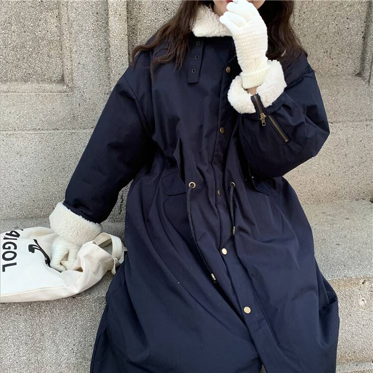 アウター レディース コート ロング ジャンパー スタジアムコート 無地 長袖 もこもこ ボア グレー アプリコット ネイビー 紺 オーバーサイズ カジュアル 大人かわいい ルーズ メンズライク おし