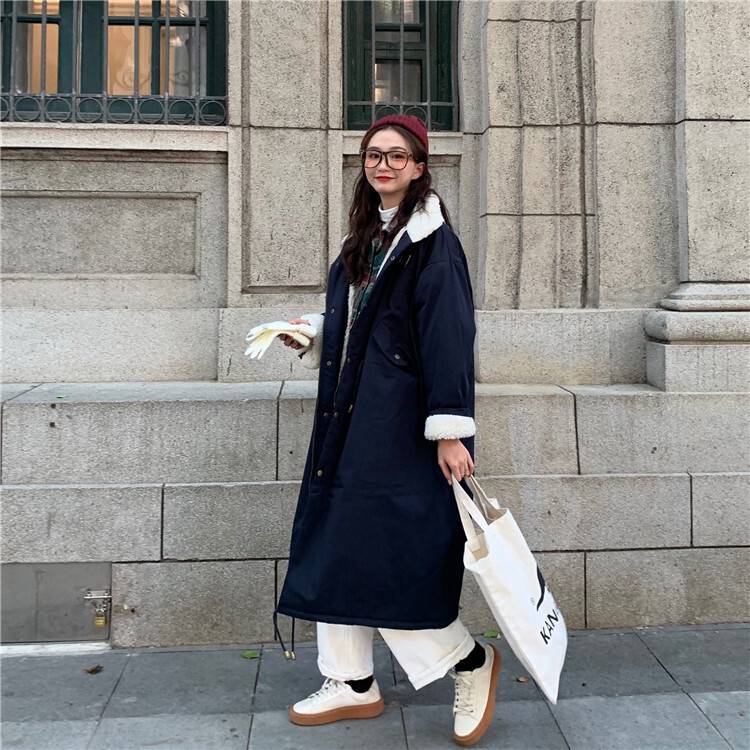 アウター レディース コート ロング ジャンパー スタジアムコート 無地 長袖 もこもこ ボア グレー アプリコット ネイビー 紺 オーバーサイズ カジュアル 大人かわいい ルーズ メンズライク おし