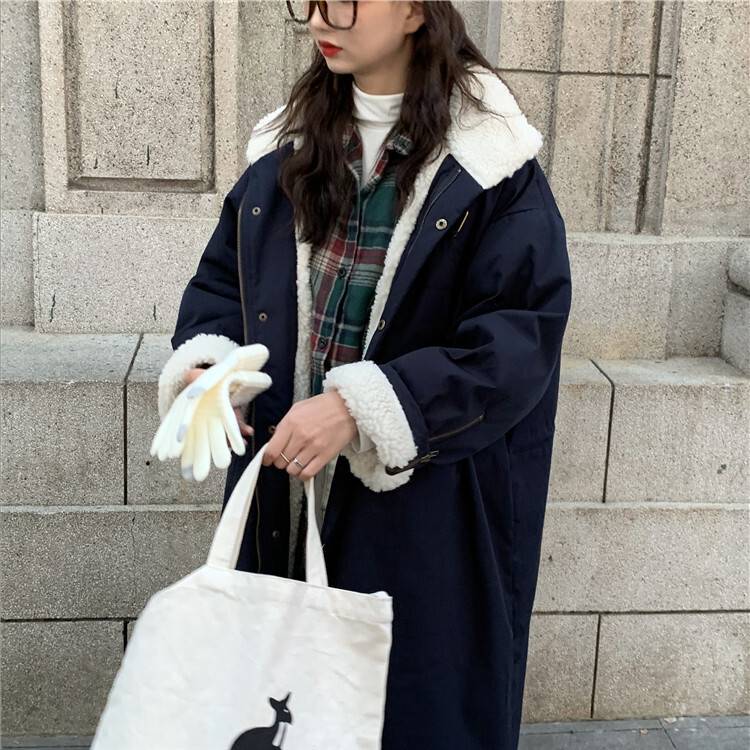 アウター レディース コート ロング ジャンパー スタジアムコート 無地 長袖 もこもこ ボア グレー アプリコット ネイビー 紺 オーバーサイズ カジュアル 大人かわいい ルーズ メンズライク おし