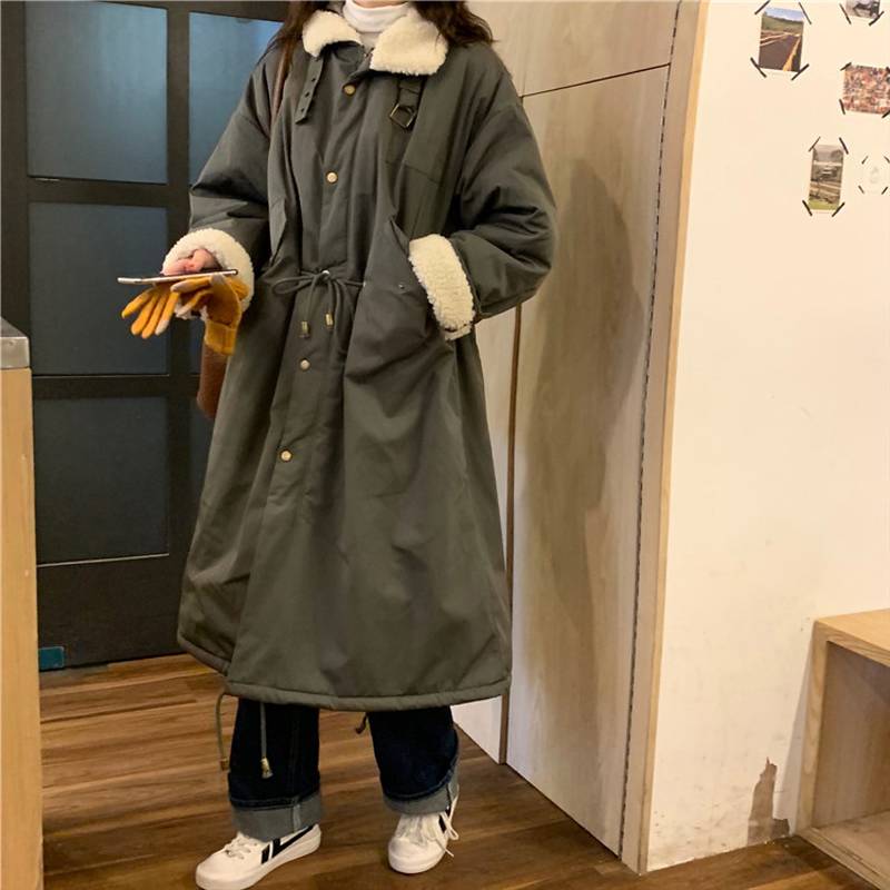 アウター レディース コート ロング ジャンパー スタジアムコート 無地 長袖 もこもこ ボア グレー アプリコット ネイビー 紺 オーバーサイズ カジュアル 大人かわいい ルーズ メンズライク おし