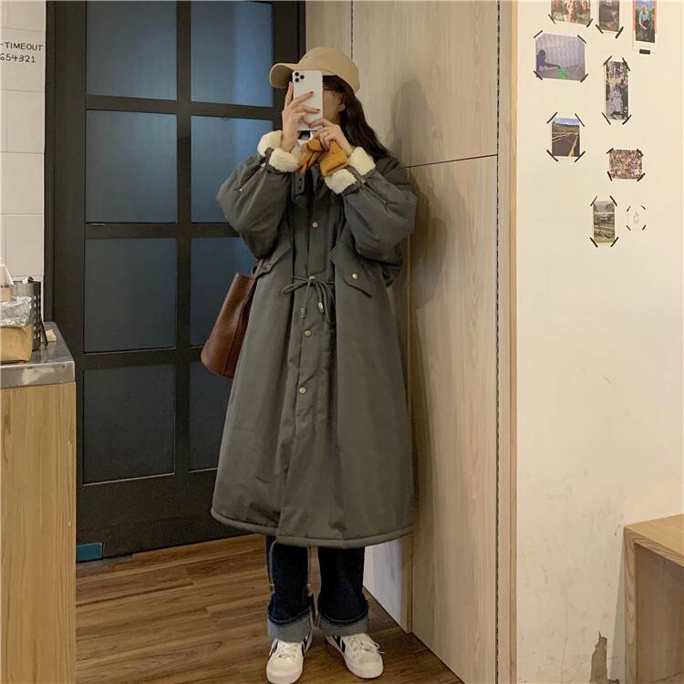 アウター レディース コート ロング ジャンパー スタジアムコート 無地 長袖 もこもこ ボア グレー アプリコット ネイビー 紺 オーバーサイズ カジュアル 大人かわいい ルーズ メンズライク おし