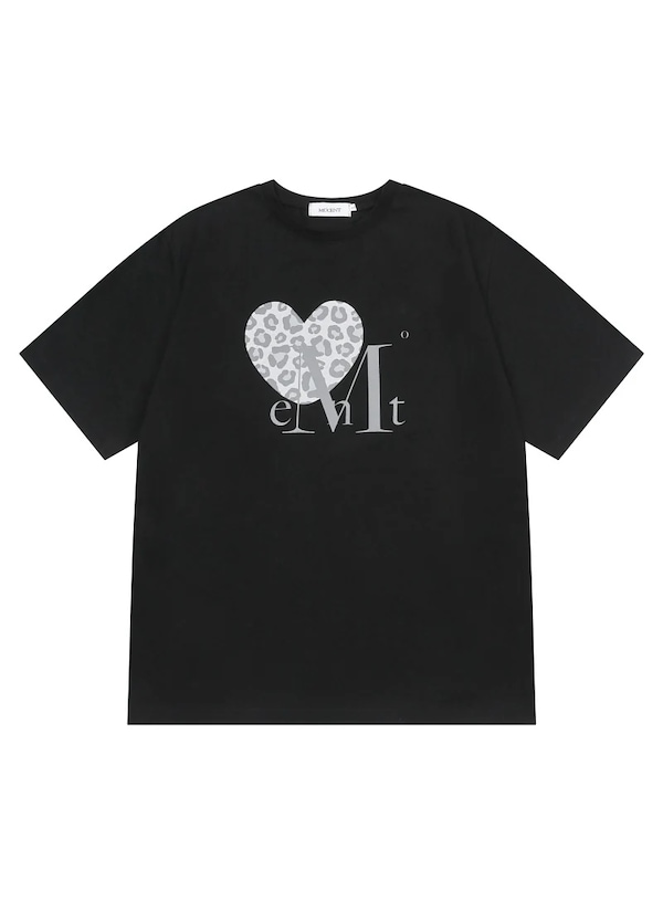mucent レオパード柄ハートTシャツ Mサイズ mucent ムセント レオパード柄ハートTシャツ 未開封 - メルカリ