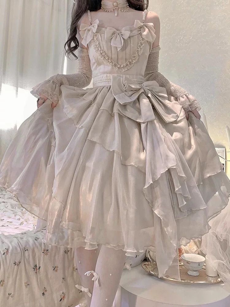 【2枚購入で 3oo円OFF！】ロリータスカートドレスjskロリータフラワーマリッジドレスloスカートcosスタイリングcosプリンセススカートサマー