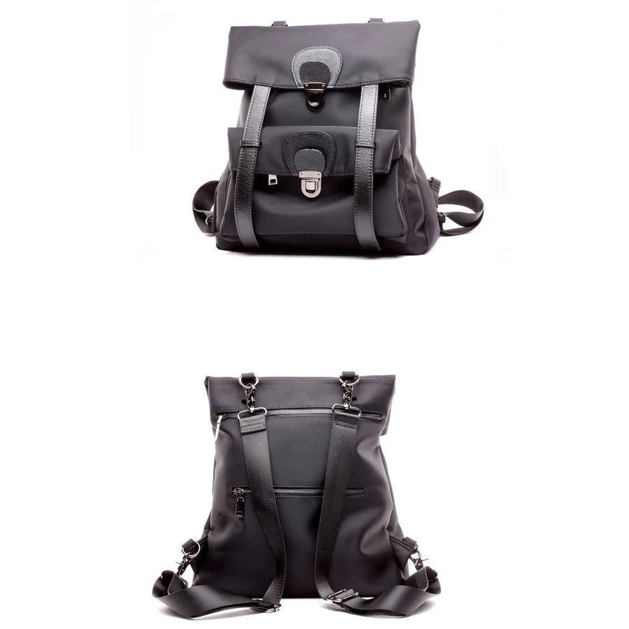 レディースバックパックリュック リュックサック コットンキャンパス レトロ おしゃれ フラップリュ