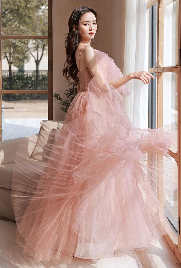 【短納期】パーティードレス プリンセスドレス ウェディングドレス ピンク オフショルダー 高級感 Aライン チュール リボン 演奏会ドレス 撮影 ロング きれいめ 編み上げ 二次会 花嫁ドレス 結婚式 【短納期】パーティードレス プリンセスドレス ウェディングドレス ピンク オフショルダー 高級感 Aライン チュール リボン 演奏会ドレス 撮影 ロング きれいめ 編み上げ 二次会 花嫁ドレス 結婚式