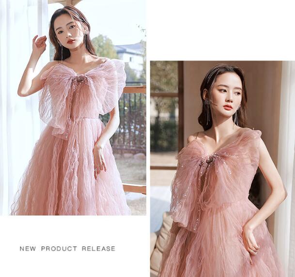 【短納期】パーティードレス プリンセスドレス ウェディングドレス ピンク オフショルダー 高級感 Aライン チュール リボン 演奏会ドレス 撮影 ロング きれいめ 編み上げ 二次会 花嫁ドレス 結婚式 【短納期】パーティードレス プリンセスドレス ウェディングドレス ピンク オフショルダー 高級感 Aライン チュール リボン 演奏会ドレス 撮影 ロング きれいめ 編み上げ 二次会 花嫁ドレス 結婚式