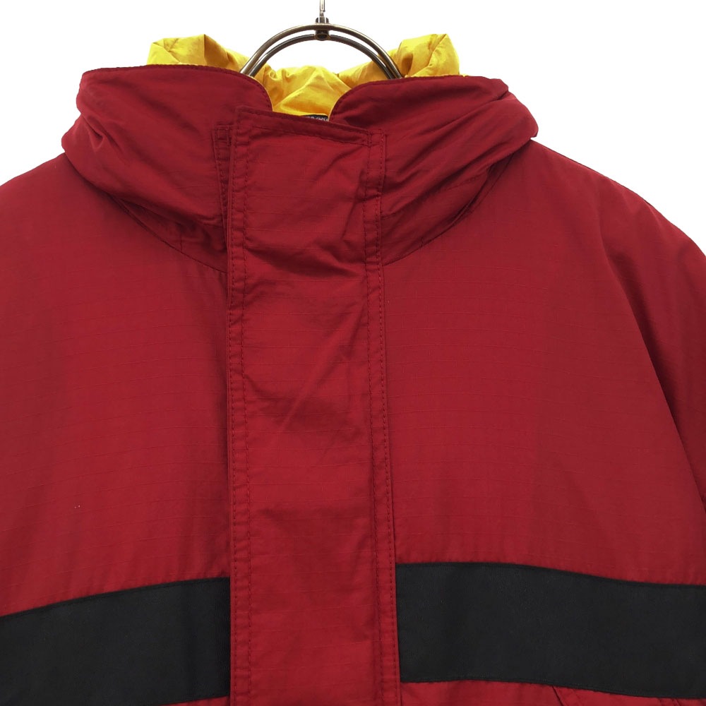 90s オールド フラッグタグ ライナー付き ナイロンジャケット S レッド ダブルファスナー メンズ 90s オールド フラッグタグ ライナー付き ナイロンジャケット S レッド ダブルファスナー メンズ