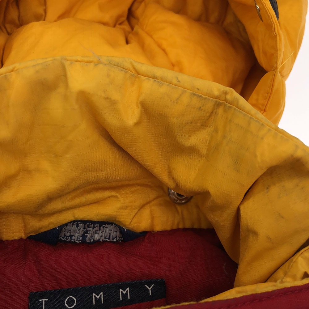 90s オールド フラッグタグ ライナー付き ナイロンジャケット S レッド ダブルファスナー メンズ 90s オールド フラッグタグ ライナー付き ナイロンジャケット S レッド ダブルファスナー メンズ