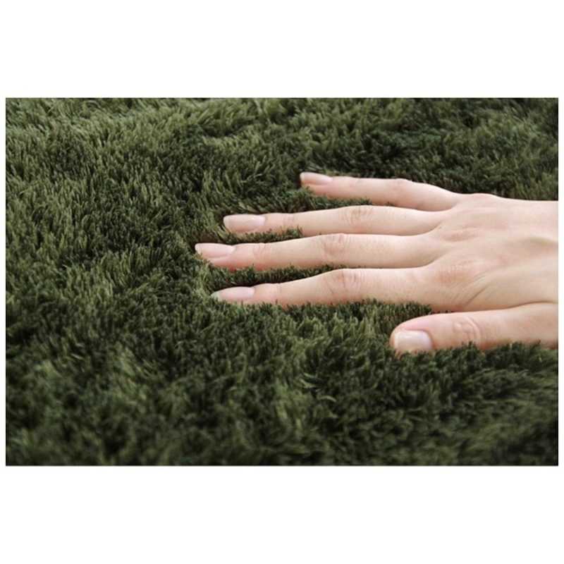 イケヒコ ラグ シャギー調 (ラルジュ) (約185cm 丸/グリーン) イケヒコ ラグ シャギー調 (ラルジュ) (約185cm 丸/グリーン)