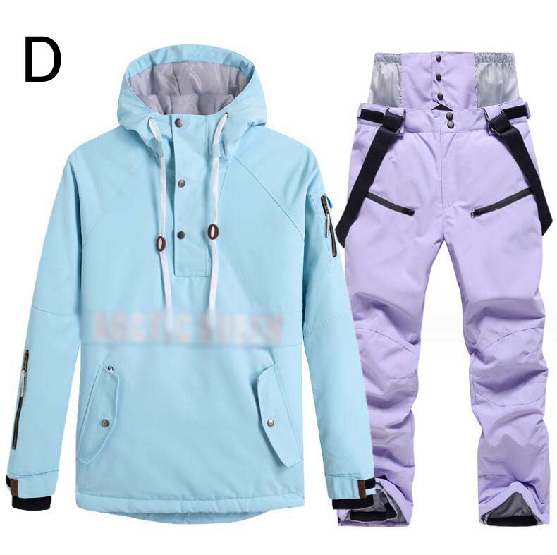 新作セール韓国風 スキーウェア 上下セット パーカー パンツ 防水 ボードウェア スノボ ウェア スノーボードウェア レディース 可愛い ペアスノーウェア スノーボード スキー 登山 男女兼用 スノボ