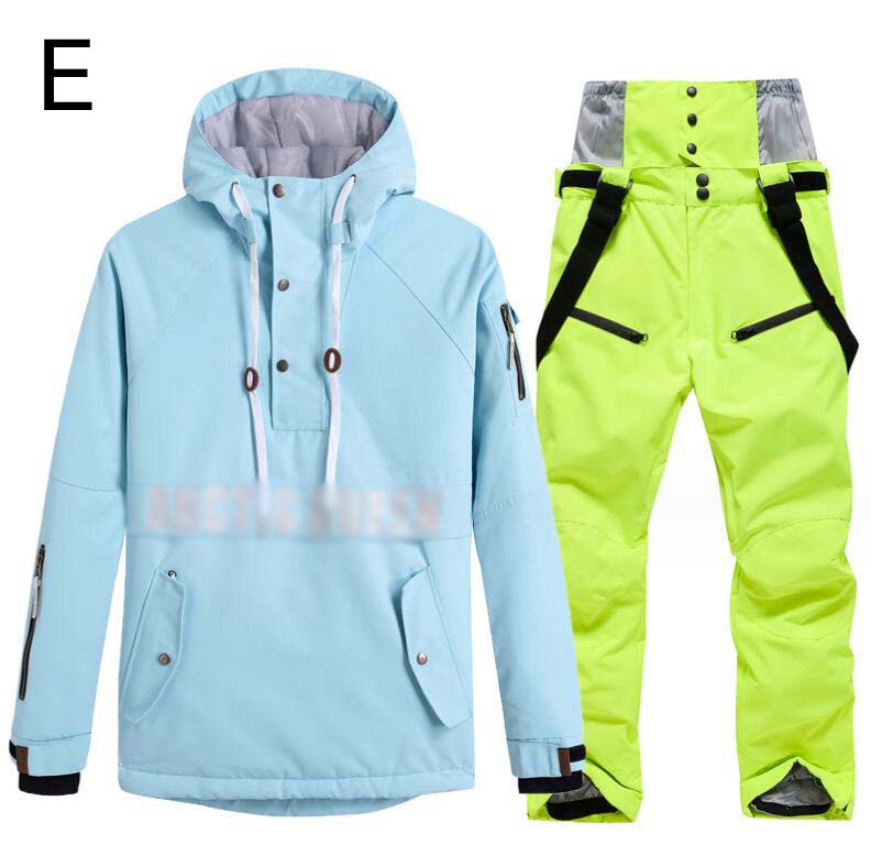 新作セール韓国風 スキーウェア 上下セット パーカー パンツ 防水 ボードウェア スノボ ウェア スノーボードウェア レディース 可愛い ペアスノーウェア スノーボード スキー 登山 男女兼用 スノボ