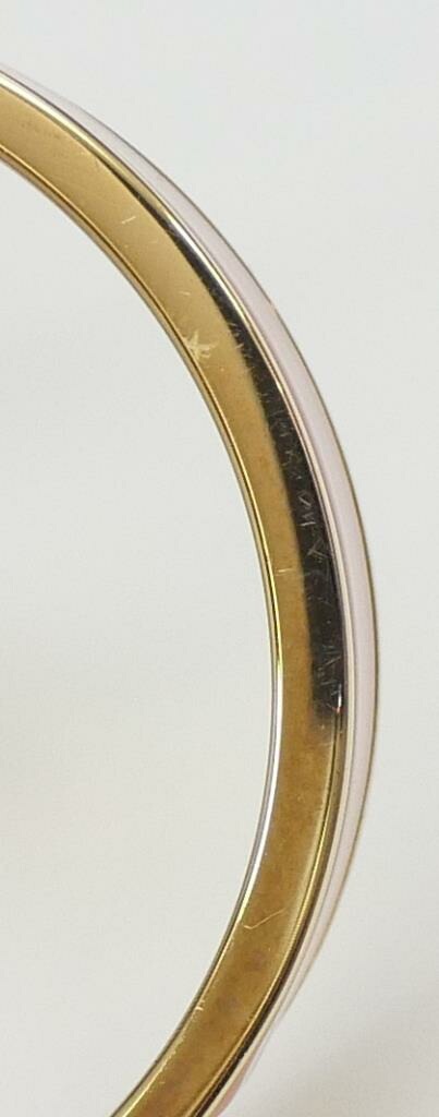 エルメス HERMES バングル クリッククラックPM サーモンピンク【中古】(67810)