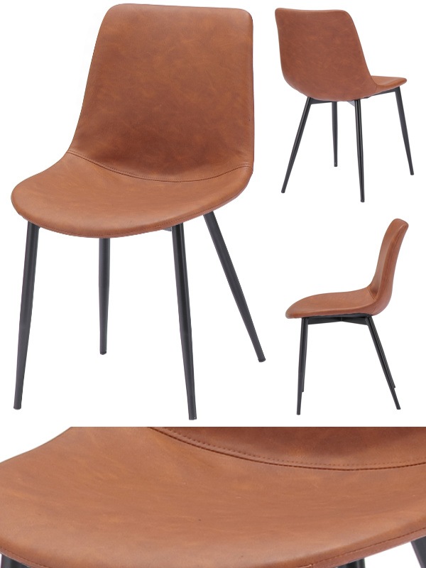 チェア 座面高43.5cm アルド ALDO ダイニングチェア レザー調 ベロア ヴィンテージ調 チェア 座面高43.5cm アルド ALDO ダイニングチェア レザー調 ベロア ヴィンテージ調