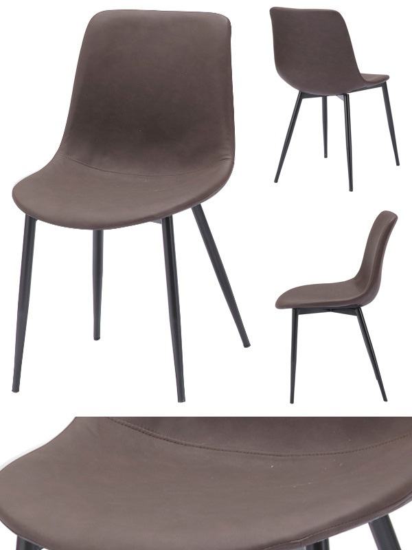 チェア 座面高43.5cm アルド ALDO ダイニングチェア レザー調 ベロア ヴィンテージ調 チェア 座面高43.5cm アルド ALDO ダイニングチェア レザー調 ベロア ヴィンテージ調