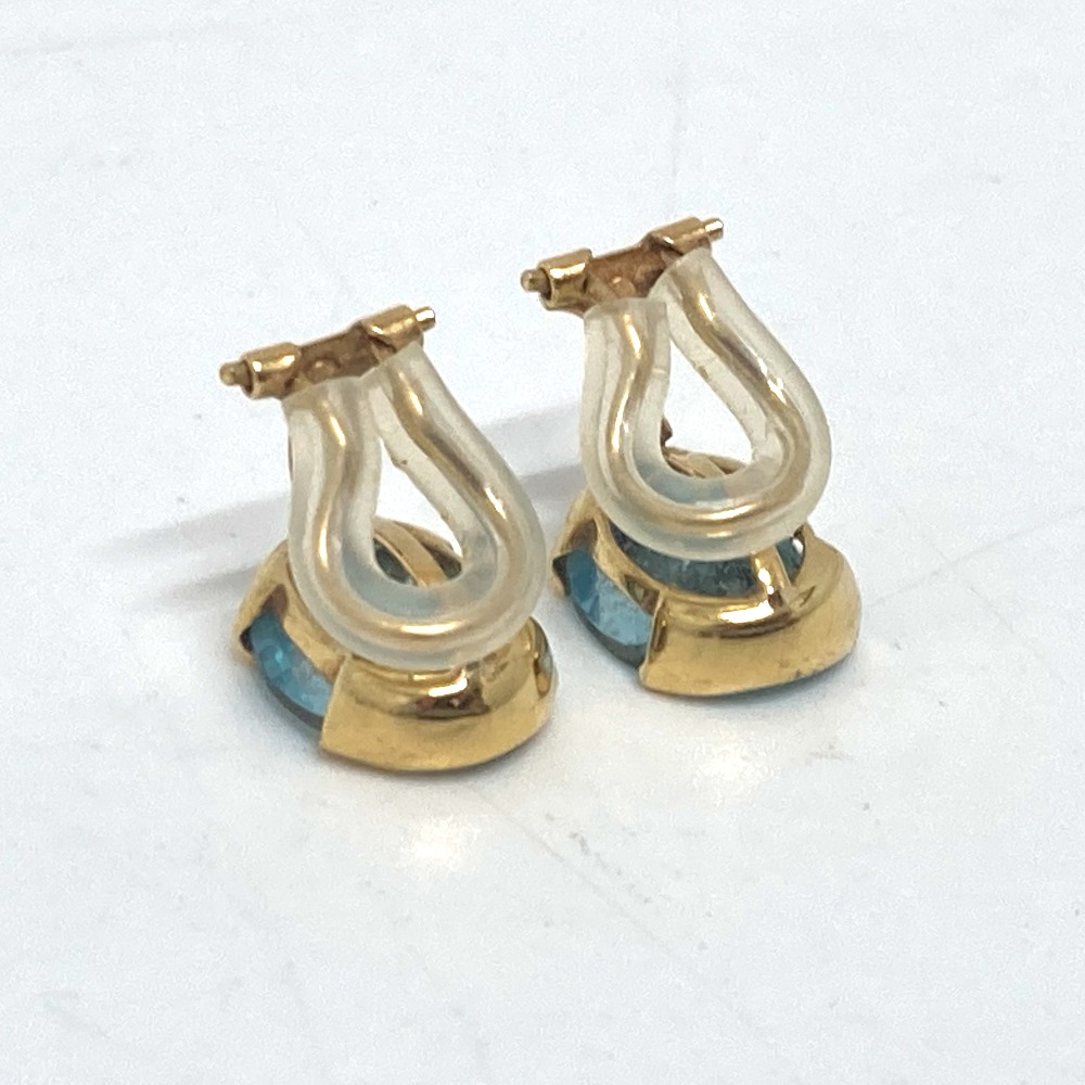 jewelry ジュエリー イヤリング K18 アクアマリン K18 ゴールド