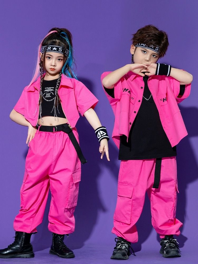 【色褪せしにくい】女の子ジャズダンス衣装ストリートダンス子供ファッション少年衣装男の子春hiphopヒップホップ演技服 【色褪せしにくい】女の子ジャズダンス衣装ストリートダンス子供ファッション少年衣装男の子春hiphopヒップホップ演技服