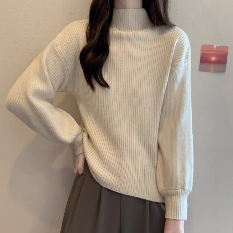 ランタンスリーブニット ルーズセーター デート 高級 ニッチ セーター 長袖 ニット かわいい 大人可愛い きれいめ シンプル カジュアル 大人 上品 おしゃれ お洒落 かっこいい 大人女子 こなれ感 ランタンスリーブニット ルーズセーター デート 高級 ニッチ セーター 長袖 ニット かわいい 大人可愛い きれいめ シンプル カジュアル 大人 上品 おしゃれ お洒落 かっこいい 大人女子 こなれ感