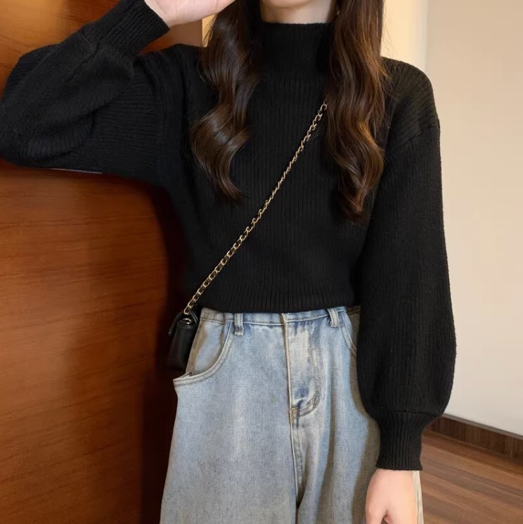 ランタンスリーブニット ルーズセーター デート 高級 ニッチ セーター 長袖 ニット かわいい 大人可愛い きれいめ シンプル カジュアル 大人 上品 おしゃれ お洒落 かっこいい 大人女子 こなれ感 ランタンスリーブニット ルーズセーター デート 高級 ニッチ セーター 長袖 ニット かわいい 大人可愛い きれいめ シンプル カジュアル 大人 上品 おしゃれ お洒落 かっこいい 大人女子 こなれ感