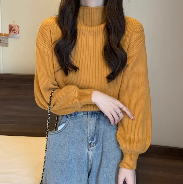 ランタンスリーブニット ルーズセーター デート 高級 ニッチ セーター 長袖 ニット かわいい 大人可愛い きれいめ シンプル カジュアル 大人 上品 おしゃれ お洒落 かっこいい 大人女子 こなれ感 ランタンスリーブニット ルーズセーター デート 高級 ニッチ セーター 長袖 ニット かわいい 大人可愛い きれいめ シンプル カジュアル 大人 上品 おしゃれ お洒落 かっこいい 大人女子 こなれ感