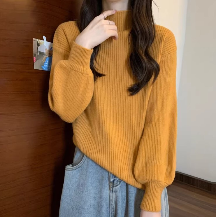 ランタンスリーブニット ルーズセーター デート 高級 ニッチ セーター 長袖 ニット かわいい 大人可愛い きれいめ シンプル カジュアル 大人 上品 おしゃれ お洒落 かっこいい 大人女子 こなれ感 ランタンスリーブニット ルーズセーター デート 高級 ニッチ セーター 長袖 ニット かわいい 大人可愛い きれいめ シンプル カジュアル 大人 上品 おしゃれ お洒落 かっこいい 大人女子 こなれ感