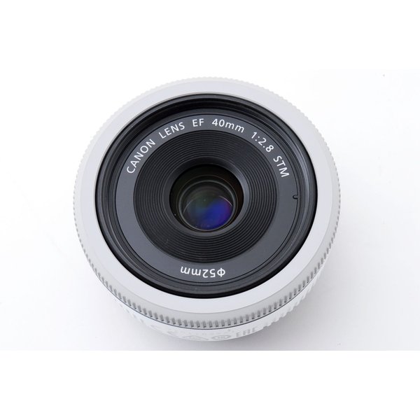 【中古】キヤノン Canon EF 40mm F2.8 STM ホワイト 美品 キヤノンEFマウント 単焦点 【中古】キヤノン Canon EF 40mm F2.8 STM ホワイト 美品 キヤノンEFマウント 単焦点