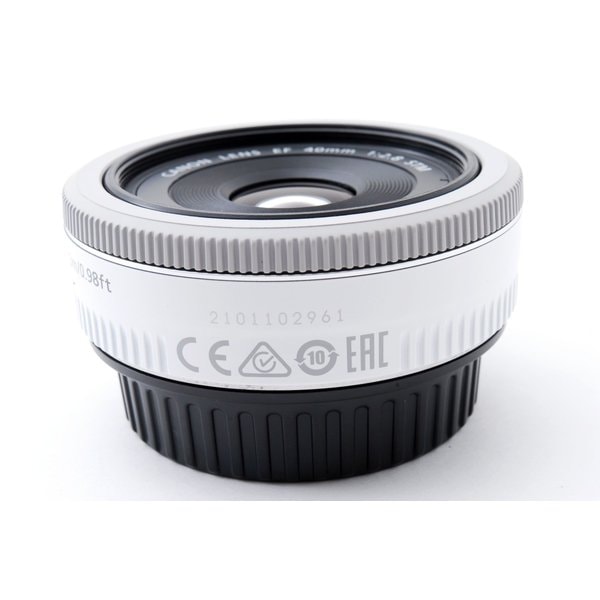 【中古】キヤノン Canon EF 40mm F2.8 STM ホワイト 美品 キヤノンEFマウント 単焦点 【中古】キヤノン Canon EF 40mm F2.8 STM ホワイト 美品 キヤノンEFマウント 単焦点