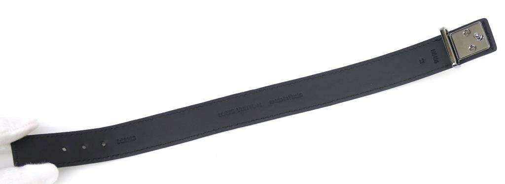 ルイ・ヴィトン LOUISVUITTON ブレスレットLV スリム M6456D モノグラム・エクリプス 【中古】(68637) ルイ・ヴィトン LOUISVUITTON ブレスレットLV スリム M6456D モノグラム・エクリプス 【中古】(68637)