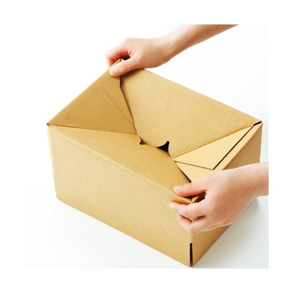 （まとめ）ワンタッチ式段ボールB 40枚入[x3セット]