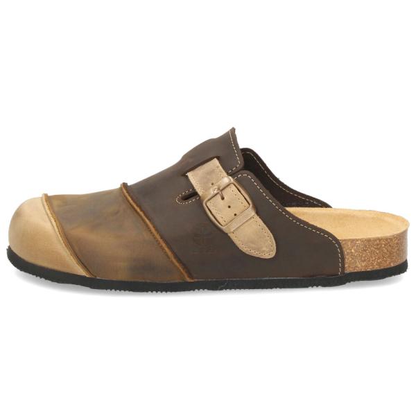 クロッグサンダル メンズ サンダル 本革 コンフォートシューズ