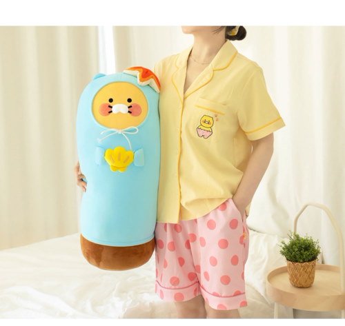 KAKAOFRIENDS 公式正規品 チュンシク 半袖 パジャマセット Qoo10] カカオフレンズ チュンシク 半袖 パジャマ 夏 セット