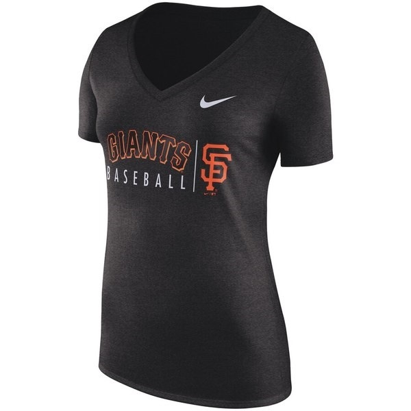 人気新品 レディース ナイキ Tシャツ T-Shirt Practice Tri-Blend s Women Nike Giants  Francisco San トップス Tシャツ・カットソー