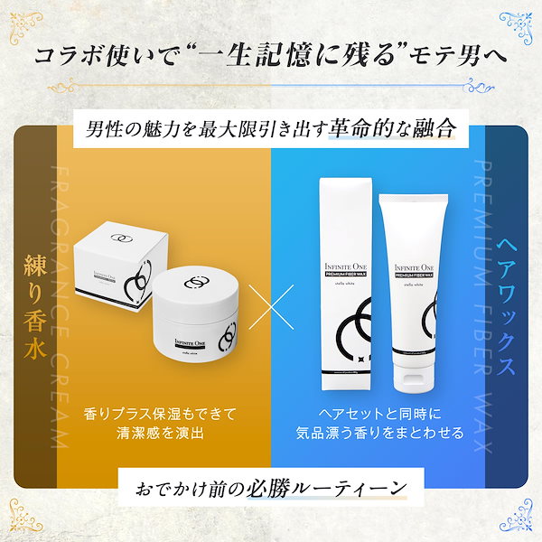 INFINITE ONE ステラホワイト フレグランスクリーム30g 2個セット Qoo10] インフィニットワン ステラホワイト 練り