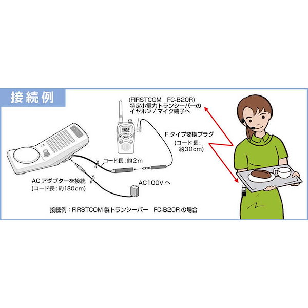 Qoo10] FIRSTCOM FRC 特定小電力トランシーバー専用スタ