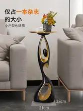 豪華な木製のテーブル小さなコーヒーテーブルモダンでシンプルクリエイティブなソファテーブル北欧のアートフロアシェルフ