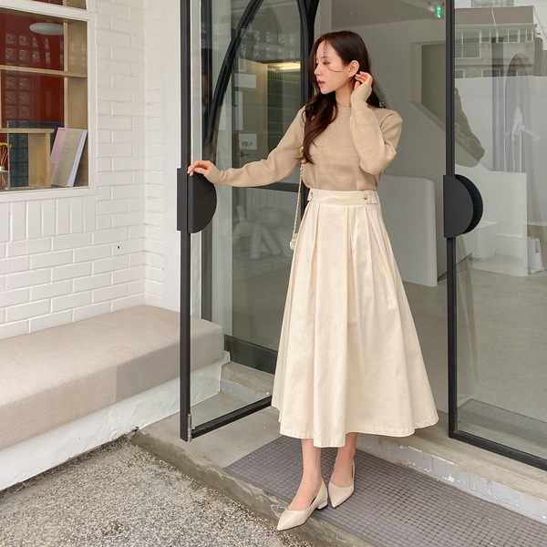 (JSTYLEのイーブレット) イーブレットマインダーボボタンプリーツロングスカート JSTYLE (JSTYLEのイーブレット) イーブレットマインダーボボタンプリーツロングスカート JSTYLE