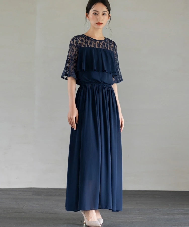 【即納】パーティードレス 結婚式 ワンピース ロング丈 大きいサイズ マタニティ [企画] フォーマル レース フリル ドレス マキシ きれいめ 楽チン ゆったり フリル レディース パーティー 秋冬 mdprevattcaulkingandwaterproofing.com
