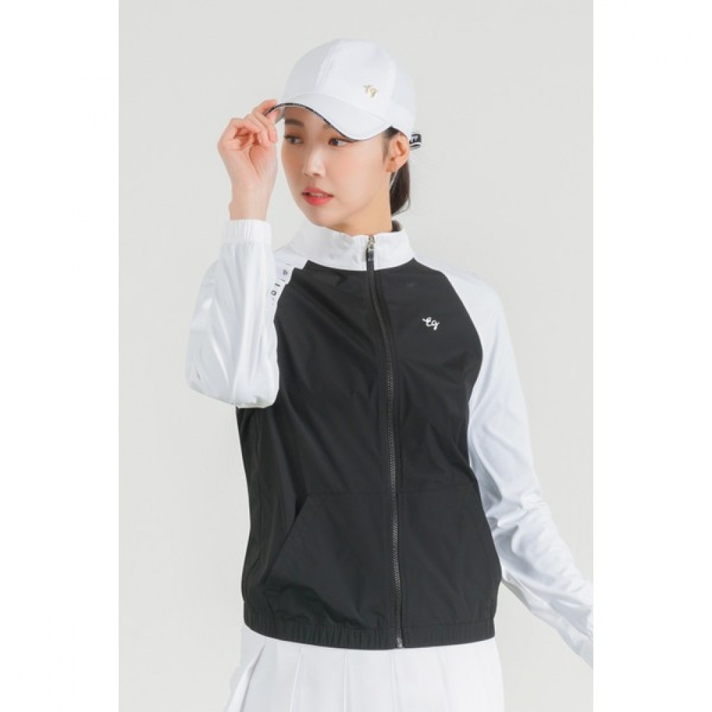 (エルゴルフ) レディーススリーブカラーポイントジャンパー_6I21354 (エルゴルフ) レディーススリーブカラーポイントジャンパー_6I21354