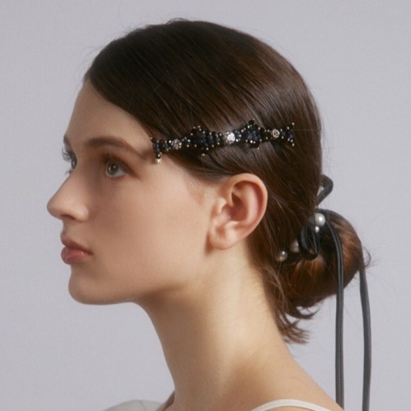 ジャンポールクラリスシースルーパールリボンスクランチ JP 24 440S ジャンポールクラリスシースルーパールリボンスクランチ JP 24 440S