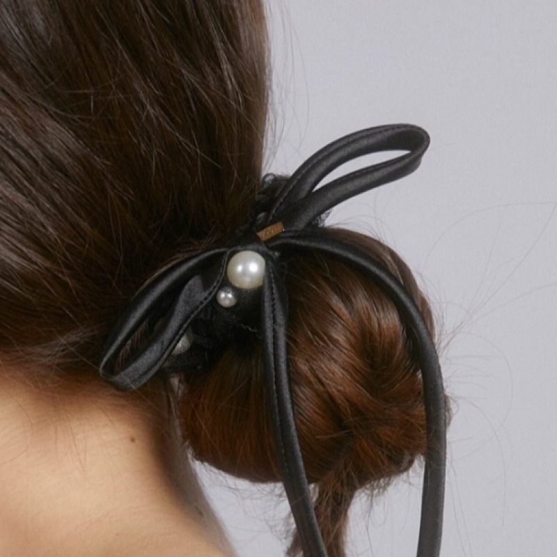 ジャンポールクラリスシースルーパールリボンスクランチ JP 24 440S ジャンポールクラリスシースルーパールリボンスクランチ JP 24 440S