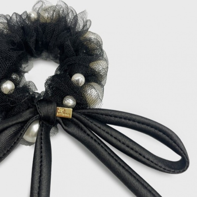 ジャンポールクラリスシースルーパールリボンスクランチ JP 24 440S ジャンポールクラリスシースルーパールリボンスクランチ JP 24 440S