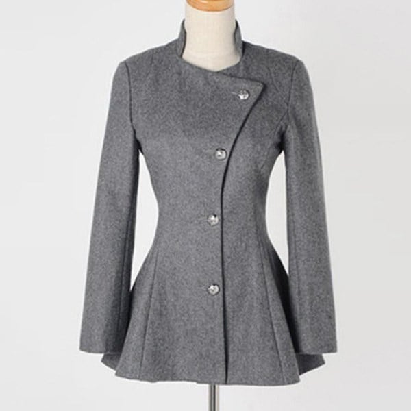 女性ファッション秋服新着長袖ウールコートコートテールコート 女性ファッション秋服新着長袖ウールコートコートテールコート