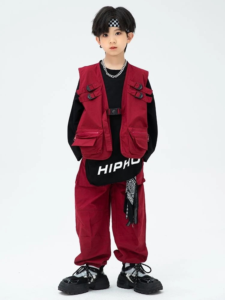 子供用のファッション服のヒップホップのスーツの男の子の秋のベストのズボンの女の子のファッションのブランドのhiphopの街のダンスの公演服の元旦 子供用のファッション服のヒップホップのスーツの男の子の秋のベストのズボンの女の子のファッションのブランドのhiphopの街のダンスの公演服の元旦