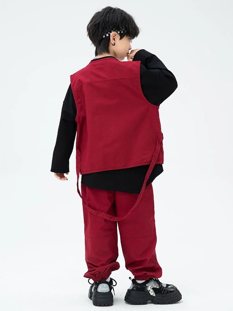 子供用のファッション服のヒップホップのスーツの男の子の秋のベストのズボンの女の子のファッションのブランドのhiphopの街のダンスの公演服の元旦 子供用のファッション服のヒップホップのスーツの男の子の秋のベストのズボンの女の子のファッションのブランドのhiphopの街のダンスの公演服の元旦