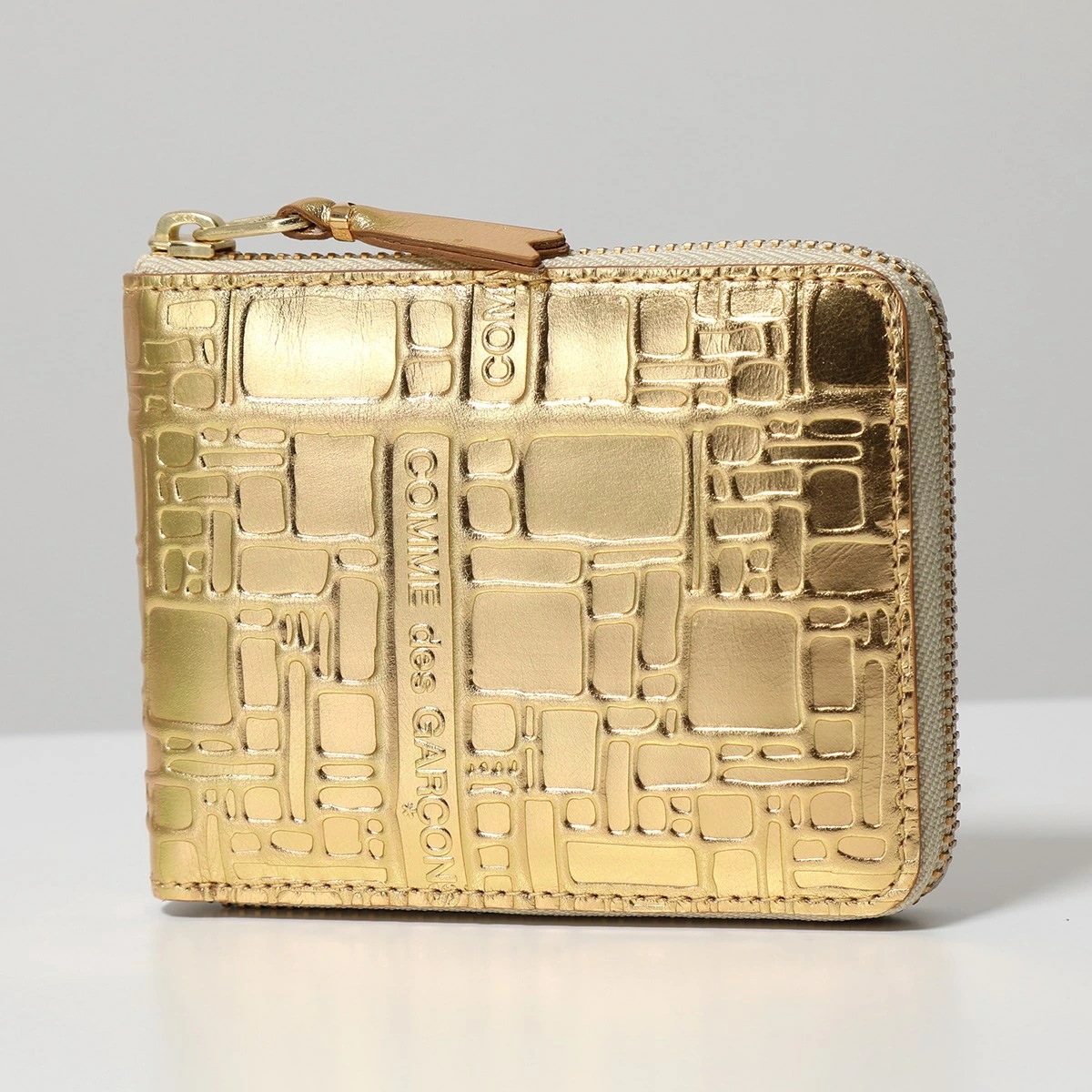 COMME des GARCONS コムデギャルソン 二つ折り財布 SA7100EG メンズ レザー ラウンドファスナー 小銭入れあり メタリック ミニ財布 カ COMME des GARCONS コムデギャルソン 二つ折り財布 SA7100EG メンズ レザー ラウンドファスナー 小銭入れあり メタリック ミニ財布 カ